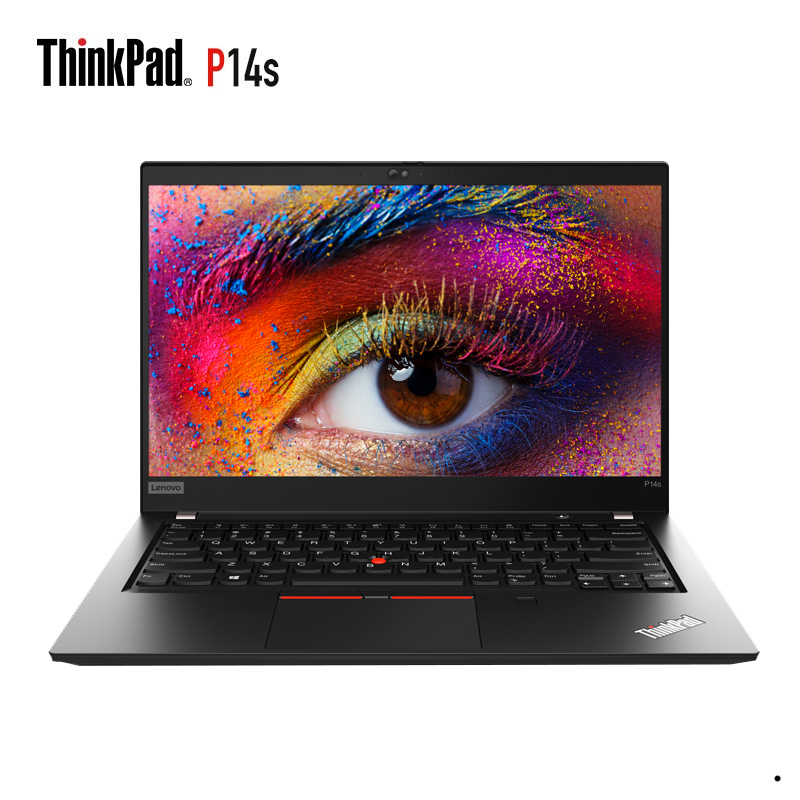 联想ThinkPad P14S (3ACD) 2020款 14英寸 高性能 轻薄本笔记本电脑 i7-10510U/16G/1TSSD/P520 2G独显/4K屏/背光键盘/指纹/黑