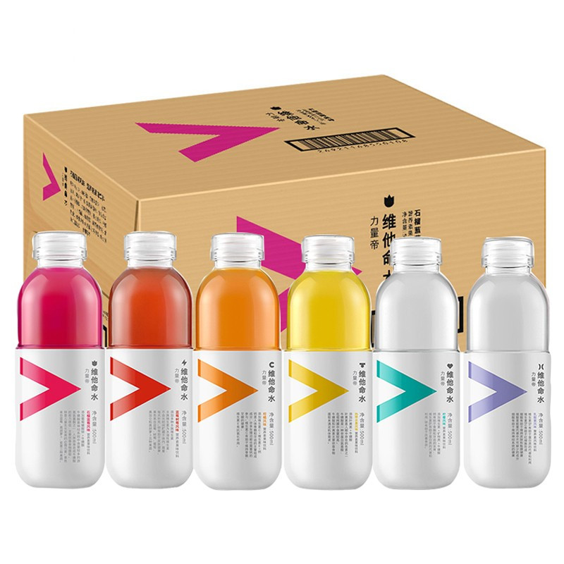 农夫山泉 力量帝维他命水 功能饮料风味饮品 500ml*15瓶 箱装 柠檬风味