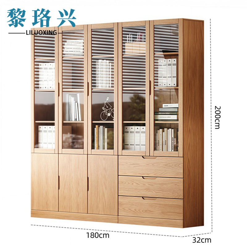 黎珞兴储物柜1.8米五门(带抽屉)台高清大图