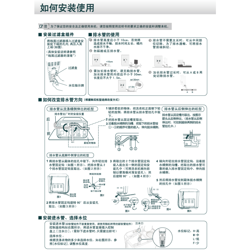 SINOEURO中欧11公斤半自动家用波轮洗衣机双缸甩干XPB110-718D 双向水流 强力去污