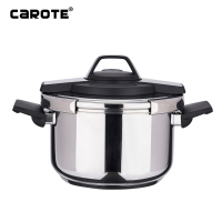 Carote 304不锈钢压力锅家用燃气电磁炉通用防爆高压锅5L