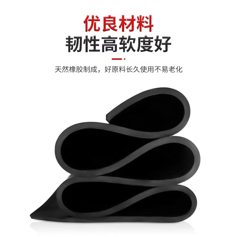 伟鹏双兴 工业橡胶板绝缘耐磨黑胶皮 8mm(1米*3.2米 *50公斤)卷高清大图
