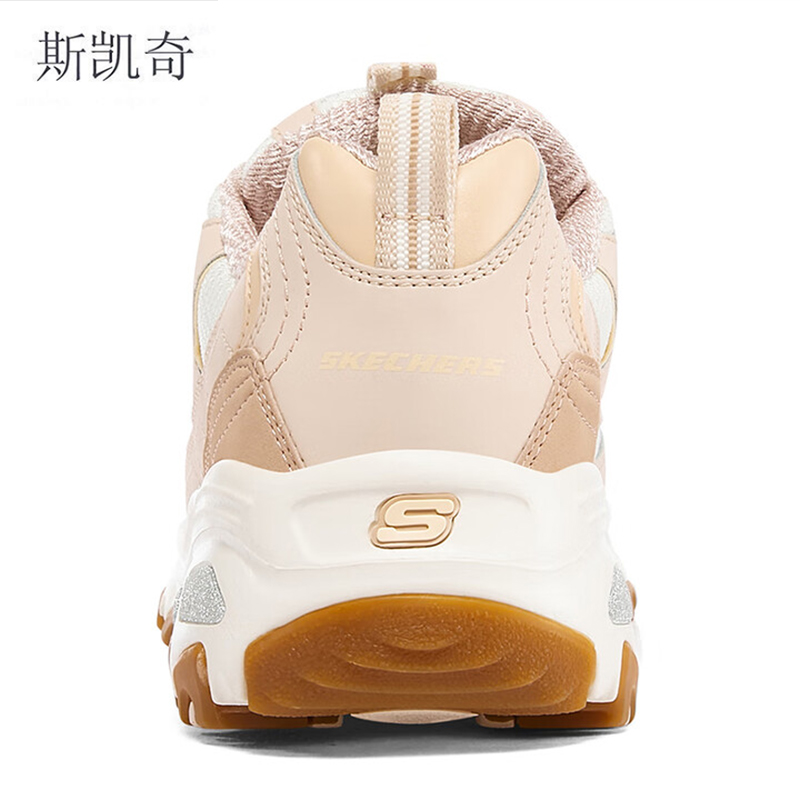 斯凯奇 女增高老爹休闲鞋 13143/PCH-6 双高清大图