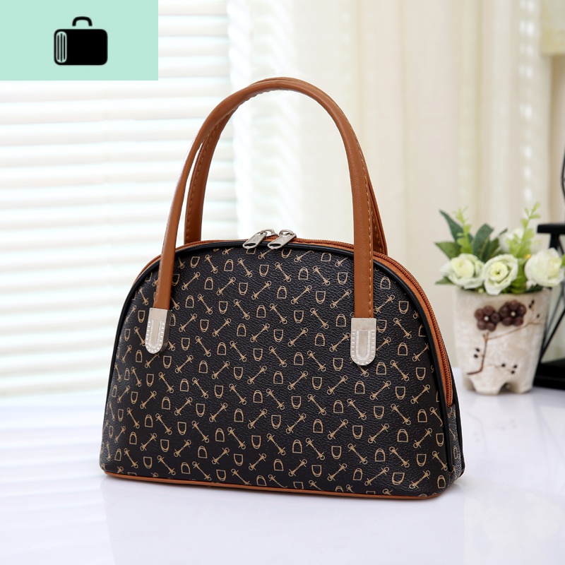 中年妇女妈妈买菜包手提小包包中老年人小拎包手机包零钱包女包NEW LAKE 33骨头纹大号