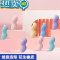绿彩虹光橡皮擦得干净创意仿真花生橡皮便携小巧造型可爱网红小学生文具用品 [升级材质 安全无异味]30个装