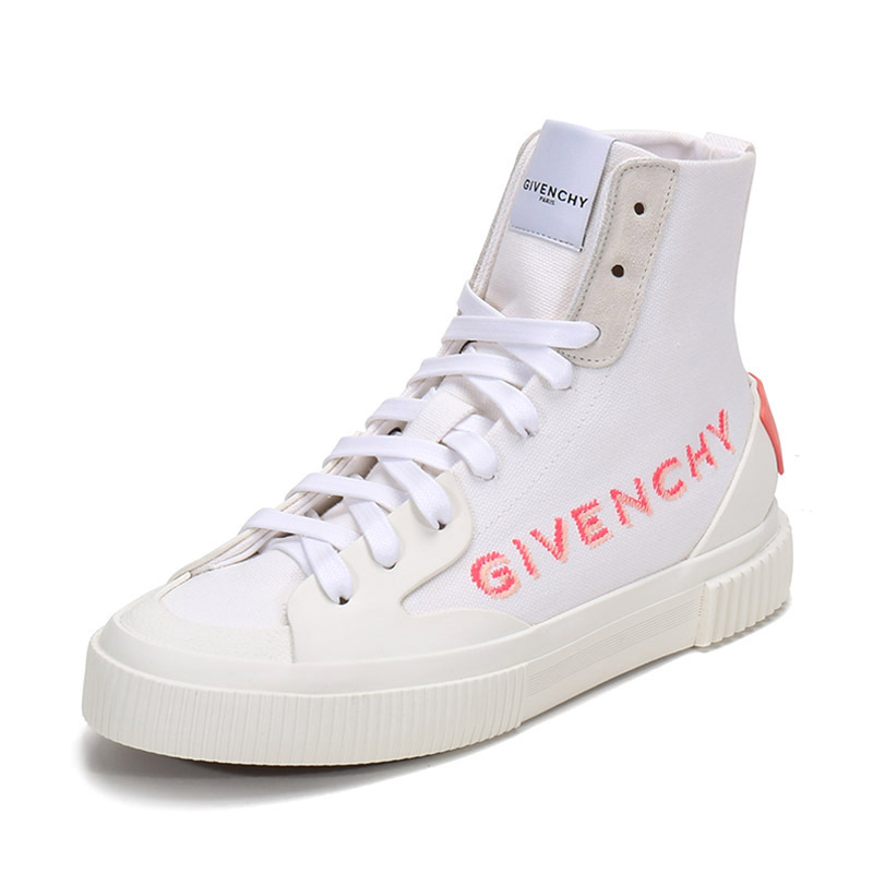 givenchy 纪梵希 女士织物高帮系带休闲鞋运动鞋帆布鞋 be0018e0sp