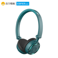 Edifier/漫步者 W675BT无线蓝牙立体声头戴式2.5mm插孔有线耳机音乐手机运动电脑耳麦 蓝色