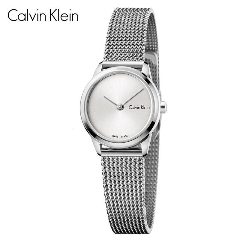 卡文克莱(Calvin Klein) 手表永恒系列米兰钢带 石英表 男女腕表情侣表 欧美品牌 K3M2112X