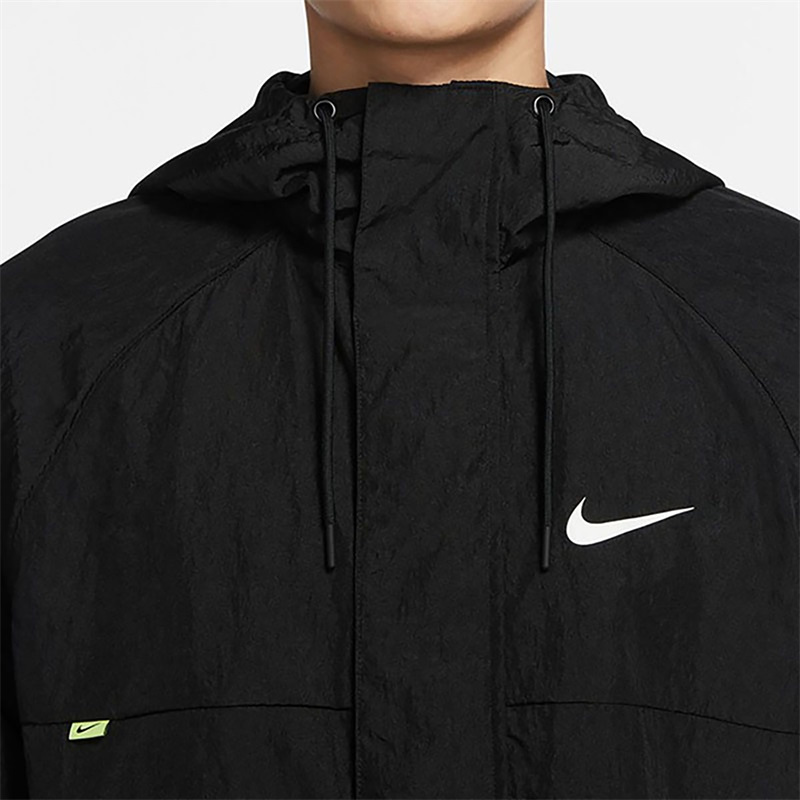 nike耐克男装外套sportswear梭织连帽防风夹克运动服dx6311010