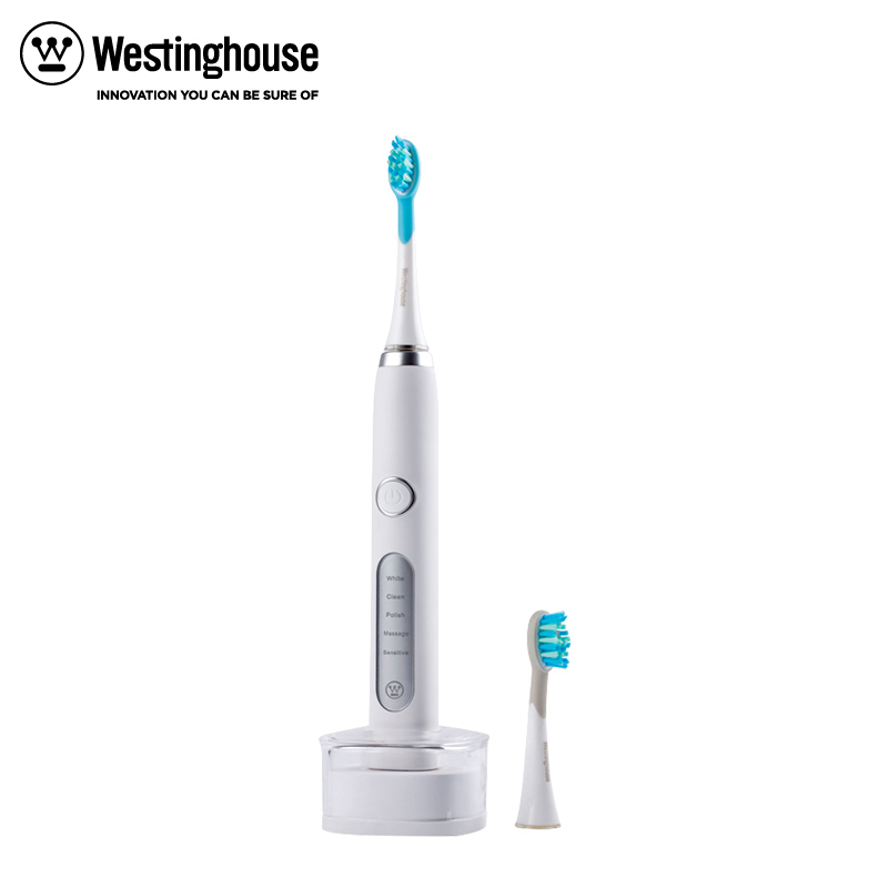 西屋(Westinghouse)电动牙刷WT-501W(五大净齿功能)成人声波震动式牙刷31000次/分钟牙齿美白清洁