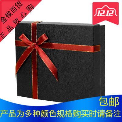 8朵玫瑰香皂花丝带蝴蝶结礼品盒口红包装盒情人节生日礼物套盒