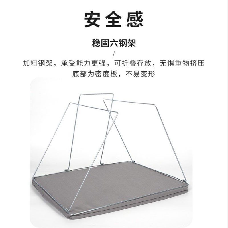 牛津布jr收纳箱整理袋宿舍装衣服布艺玩具家用折叠钢架收纳盒 三维工匠高清大图