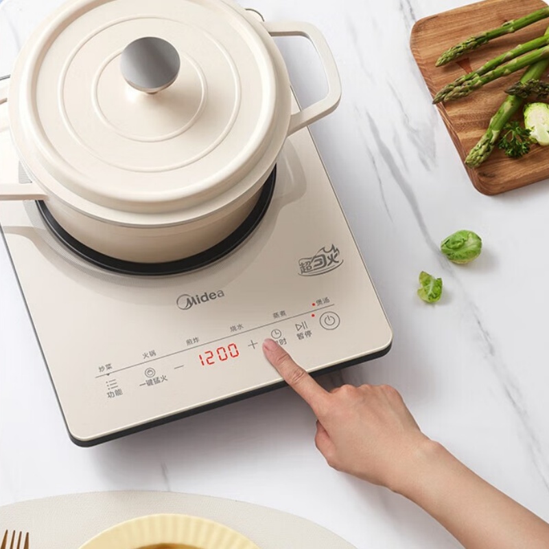 美的智能变频电磁炉M1234 烹饪更高效节能静音设计高清大图