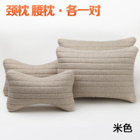 汽车头枕一对护颈枕车用四季枕头靠枕座椅抱枕汽车用品亚麻腰靠