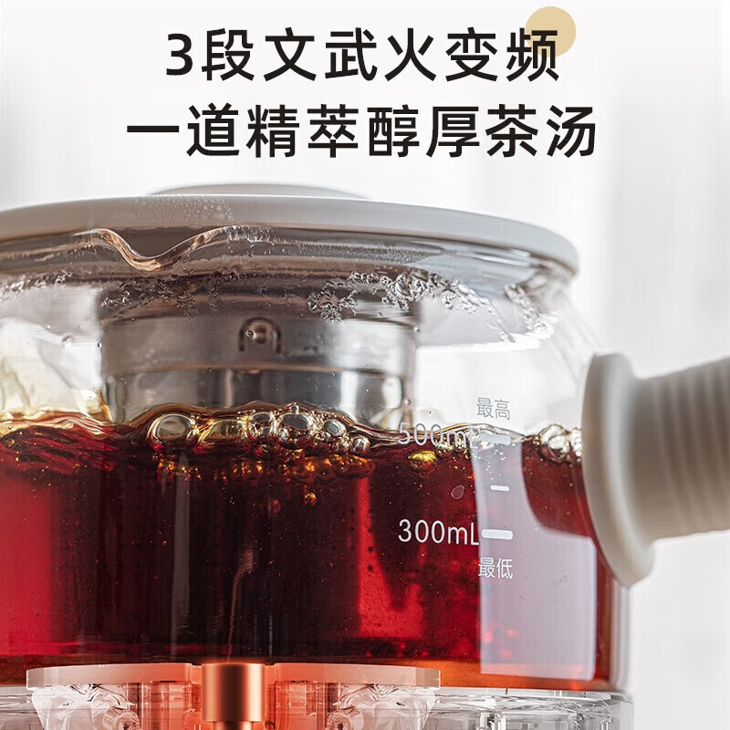 小熊(bear) 0.5L便携式烧水壶花茶壶 配茶具茶杯 ZCQ-A05S1(可定制LOGO)高清大图