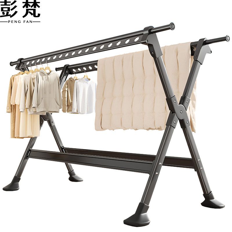 彭梵伸缩晾衣架高清大图