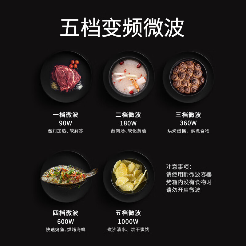 西门子(SIEMENS)36L彩屏微蒸烤炸一体机嵌入式 智能微波 家用微蒸烤炸四合一 蒸烤箱一体机 CP269AGS0W高清大图