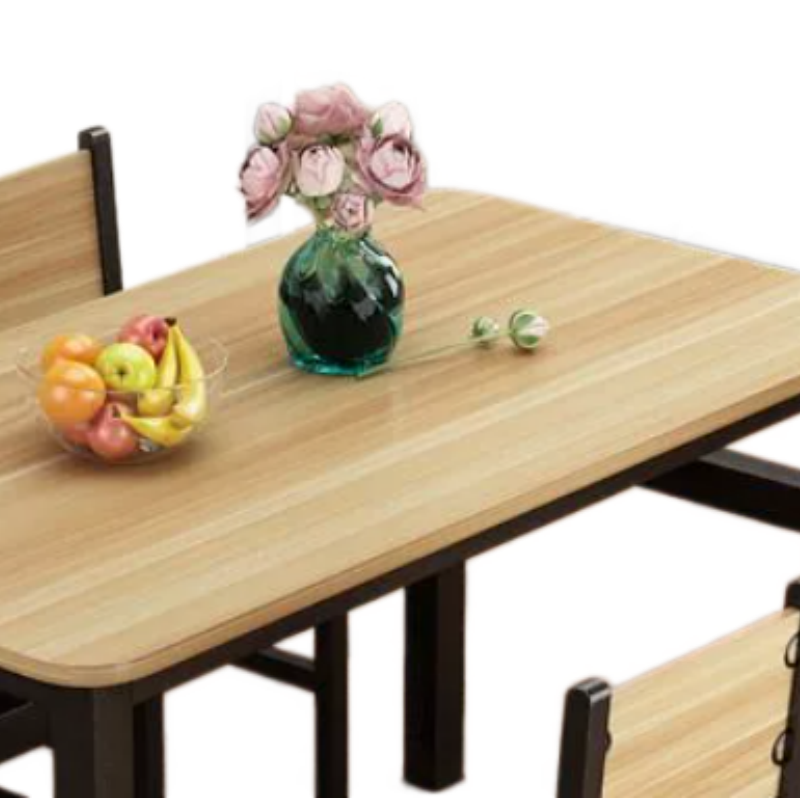 演发餐桌100*50*74cm+四椅套高清大图