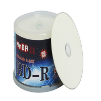 铭大金碟（MNDA）BD-R 1-10速 25G 蓝光可打印 50片桶装 蓝光空白光盘 刻录光盘