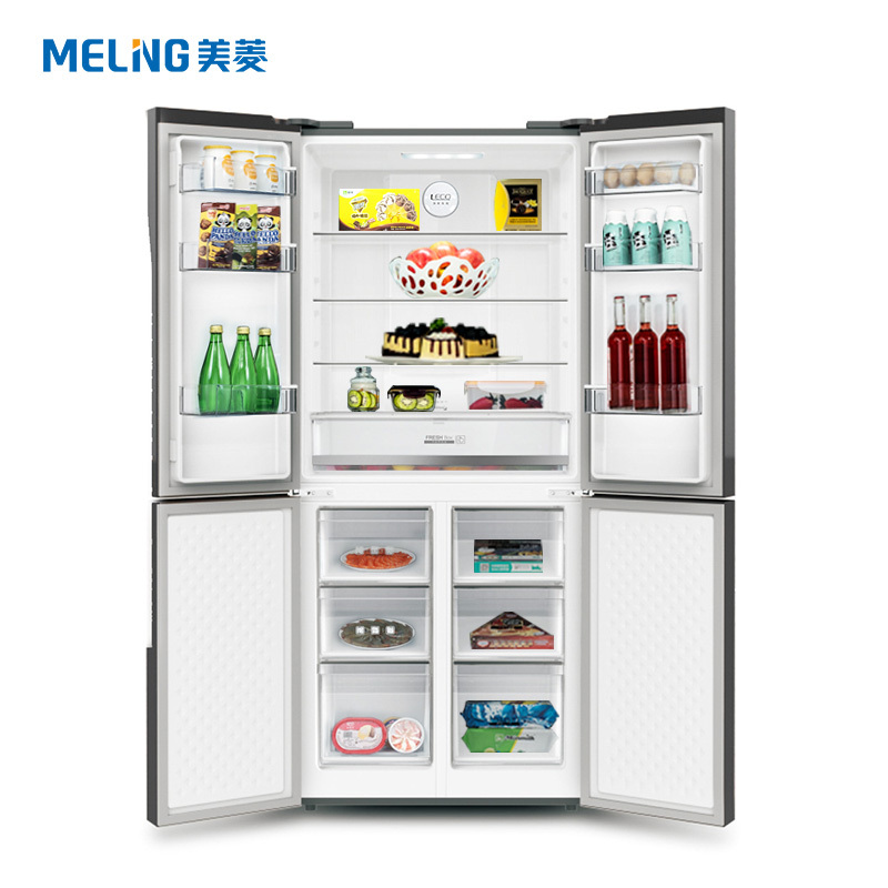 美菱(MELING) 452升 十字对开门多门冰箱 一级能效 0.1度双变频 风冷无霜冰箱BCD-452WP9B