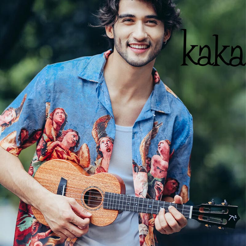 KAKA卡卡 KUC-MAD新款 尤克里里乌克丽丽ukulele桃花心木全单板23寸小吉他高清大图