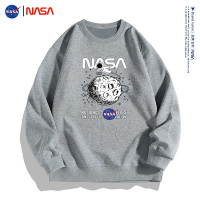 NASA官方联名2023新款春秋卡通动漫印花男女同款情侣长袖T恤潮牌卫衣男