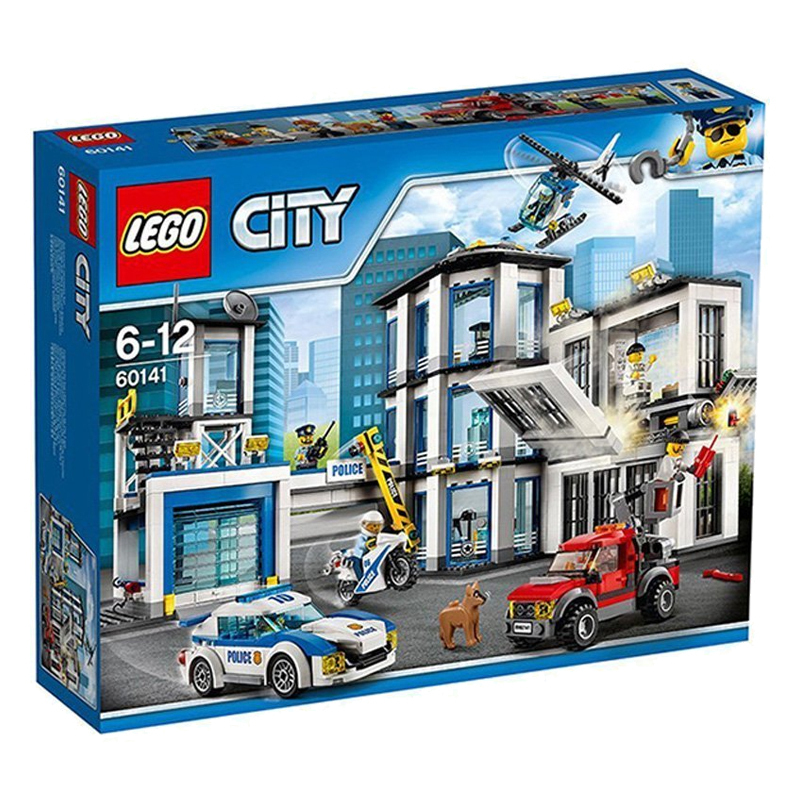 乐高(LEGO)城市系列 警察总局 60141 益智拼装积木儿童塑料玩具 6-12岁 800块以上