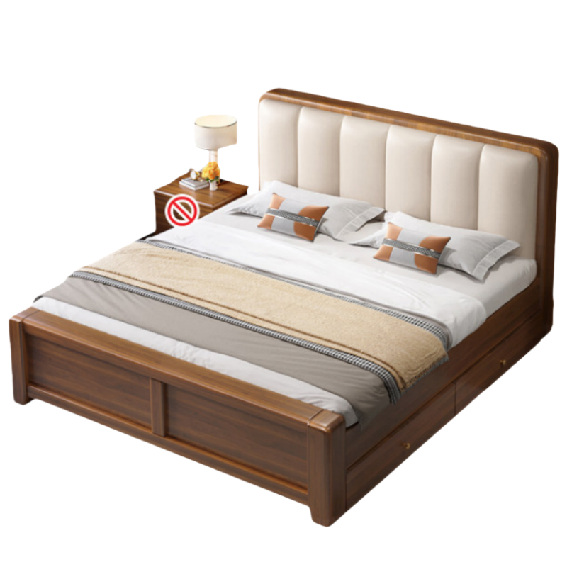 铭思达床单人储物床高清大图