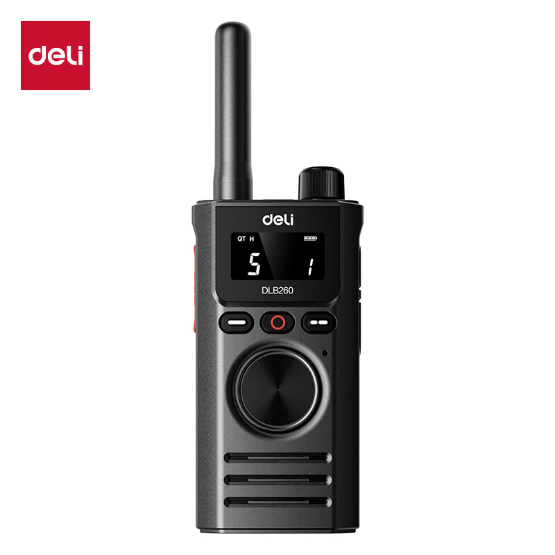 得力(deli)DLB260 对讲机 大功率远距离 一键对频 商务轻薄超长续航 物业安保酒店户外自驾游商用民用手台高清大图