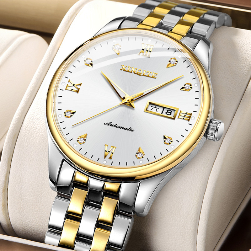 正品新奇特手表男士学生薄自动机械表防水夜光时尚商务新款国产品牌男