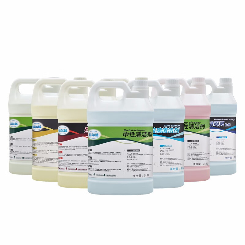 蓓尔蓝 BEL028 浴室清洁剂(酸性) 3.8L*4桶 白色高清大图