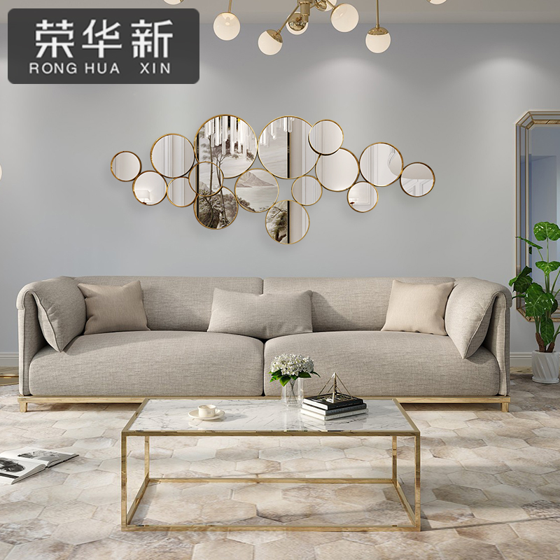 铁艺壁挂背景墙面装饰客厅玄关立体金属软装创意壁饰挂件餐厅酒店 三维工匠 50*55(cm)高清大图