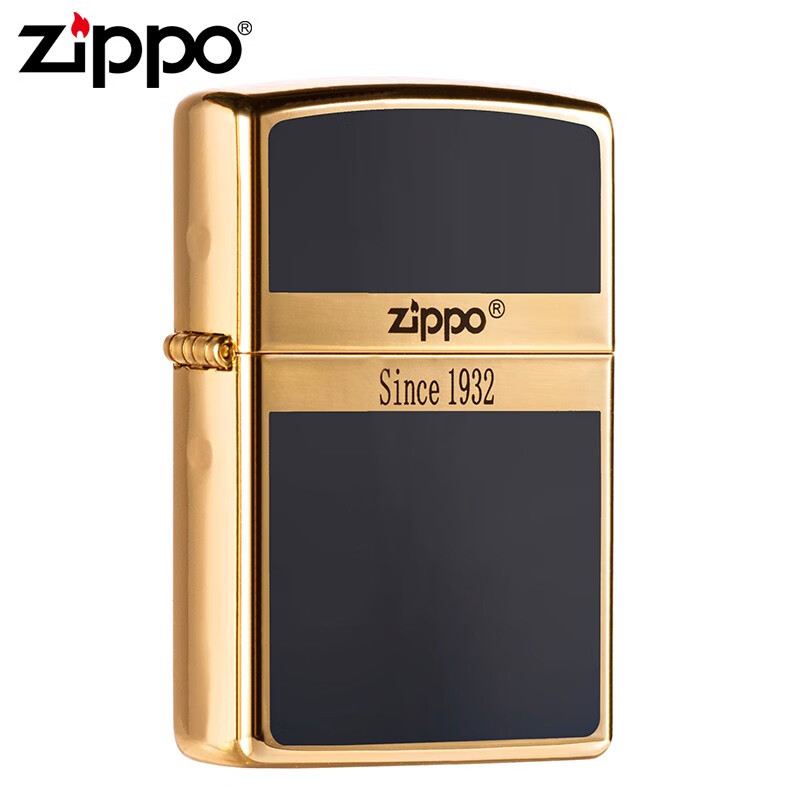 zippo原装煤油打火机珐琅男士商务商标起源1932送男友情人节生日礼物
