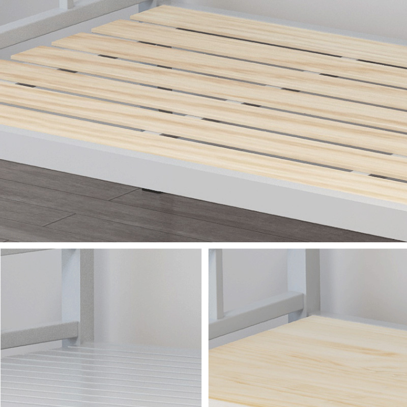 湘渭铁架床钢木床宿舍床经济型加厚型2000X900含床板高清大图