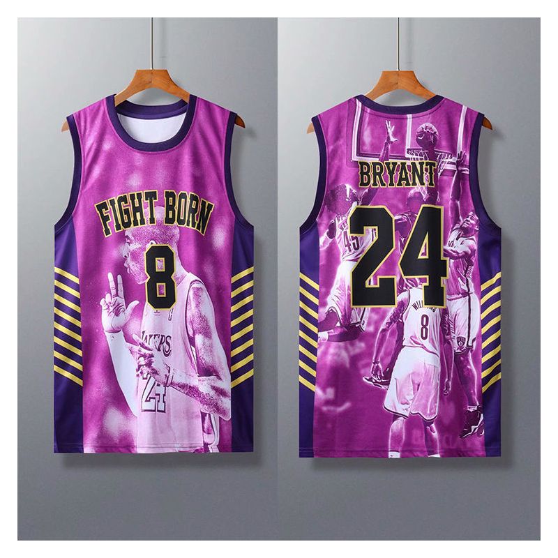 科比球衣詹姆斯球衣科比纪念版24号球衣精品篮球服上衣单件上衣p5