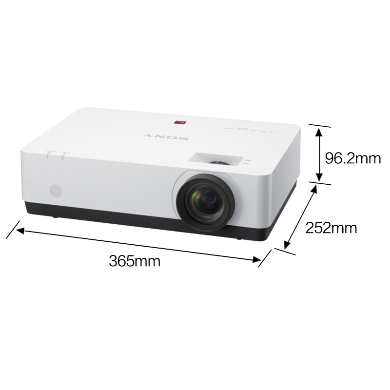索尼(SONY)VPL-EW575商务教育办公投影机+120英寸16:10电动幕布(含安装)
