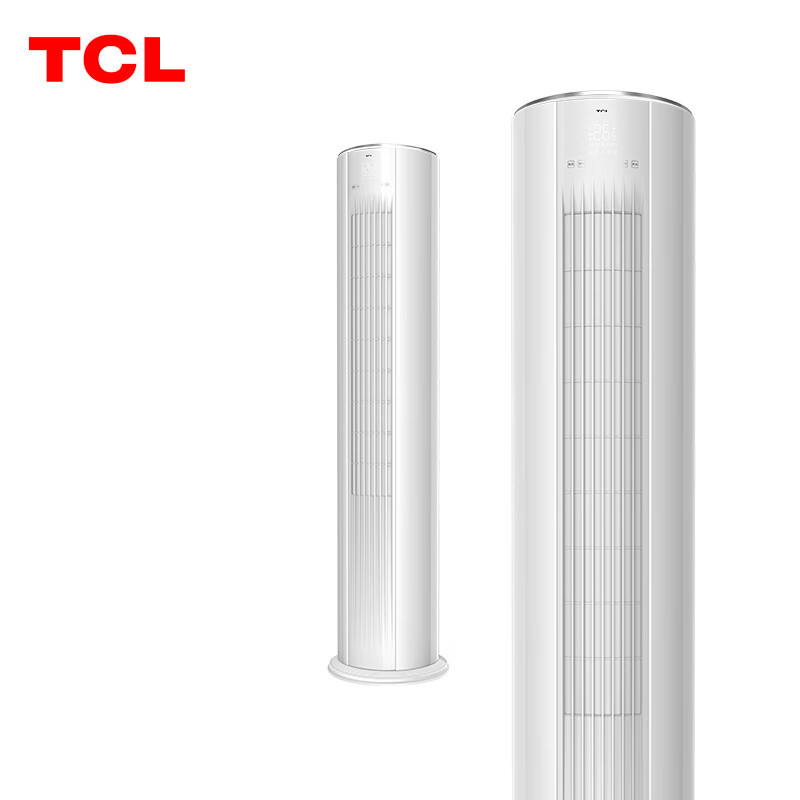 TCL大2P冷暖3级变频柜机空调柔风自清洁 圆柱立柜式柜机KFRd-51LW/DBp-BL23+B3高清大图