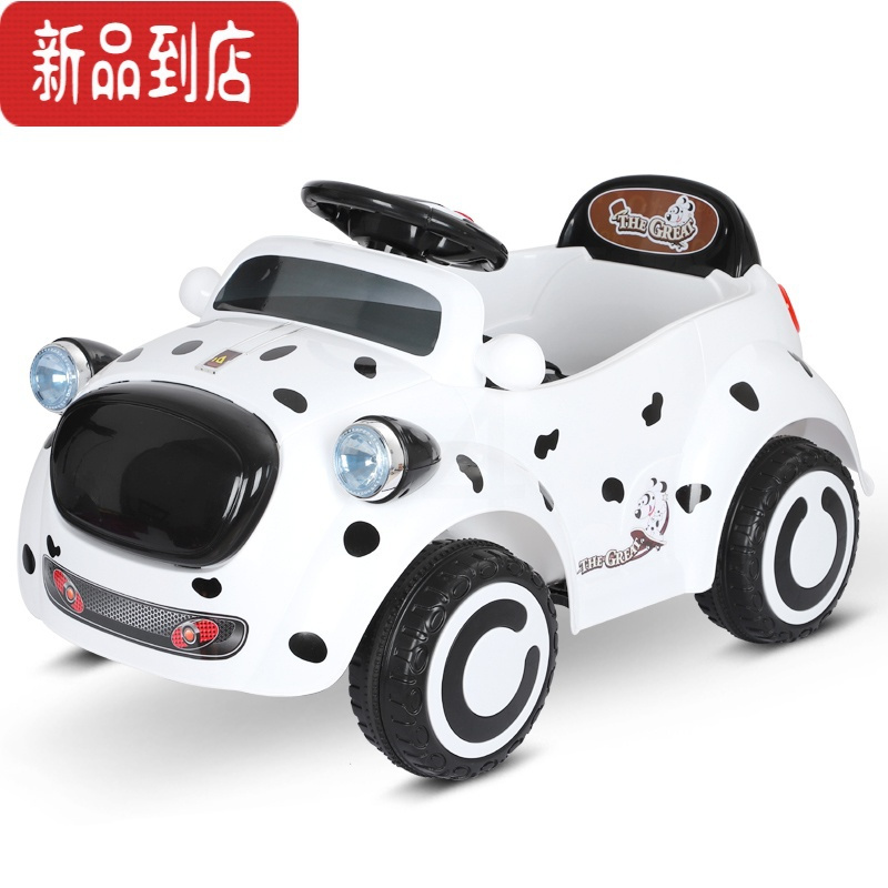 真智力婴幼儿童电动车四轮汽车遥控车带音乐13岁男女宝宝玩具车可坐人