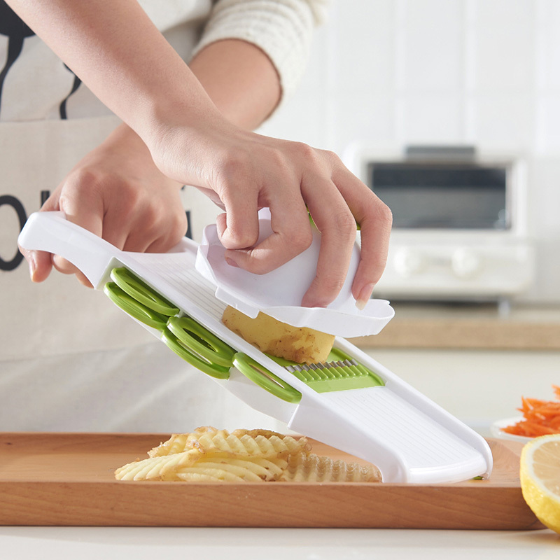 5件套切菜神器擦丝器胡萝卜多功能切菜器厨房土豆丝切丝神器家用刨丝