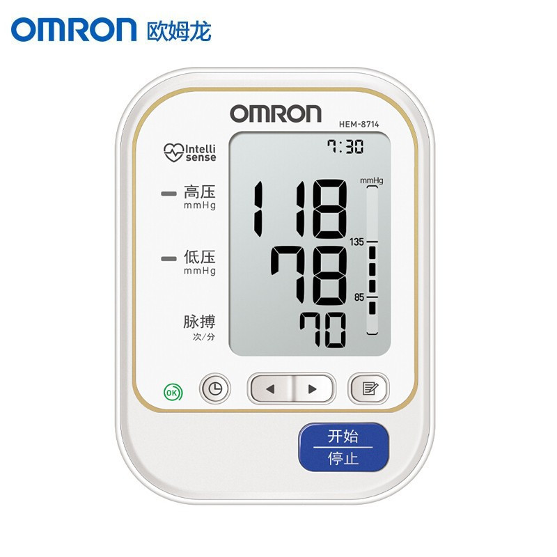 欧姆龙(OMRON)电子血压计家用上臂式血压测量仪HEM-8714(单位:台)