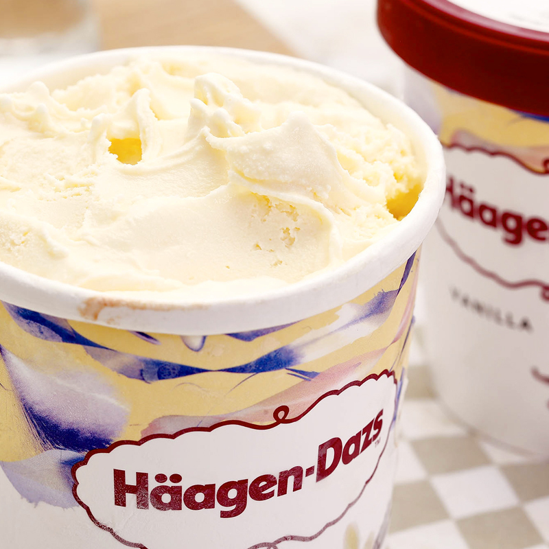 哈根达斯法国进口小杯冰淇淋雪糕100ml6