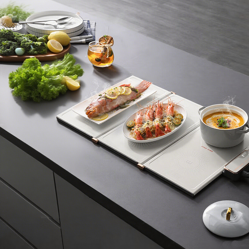 摩飞电器三折叠暖菜板 饭菜保温板热菜板 加热桌垫菜板定时饭菜保温神器 MR8300