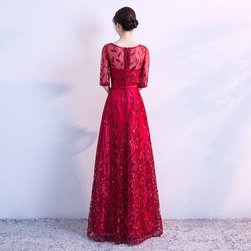 无畏衣衣婚纱敬酒服长裙合唱团演出服2019新款结婚礼服女长款宴会晚礼服女裙子