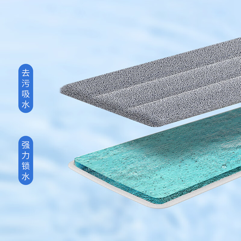 全格平板拖把免手洗家用一拖净懒人墩布企业 免手洗平板拖把PB101-45高清大图