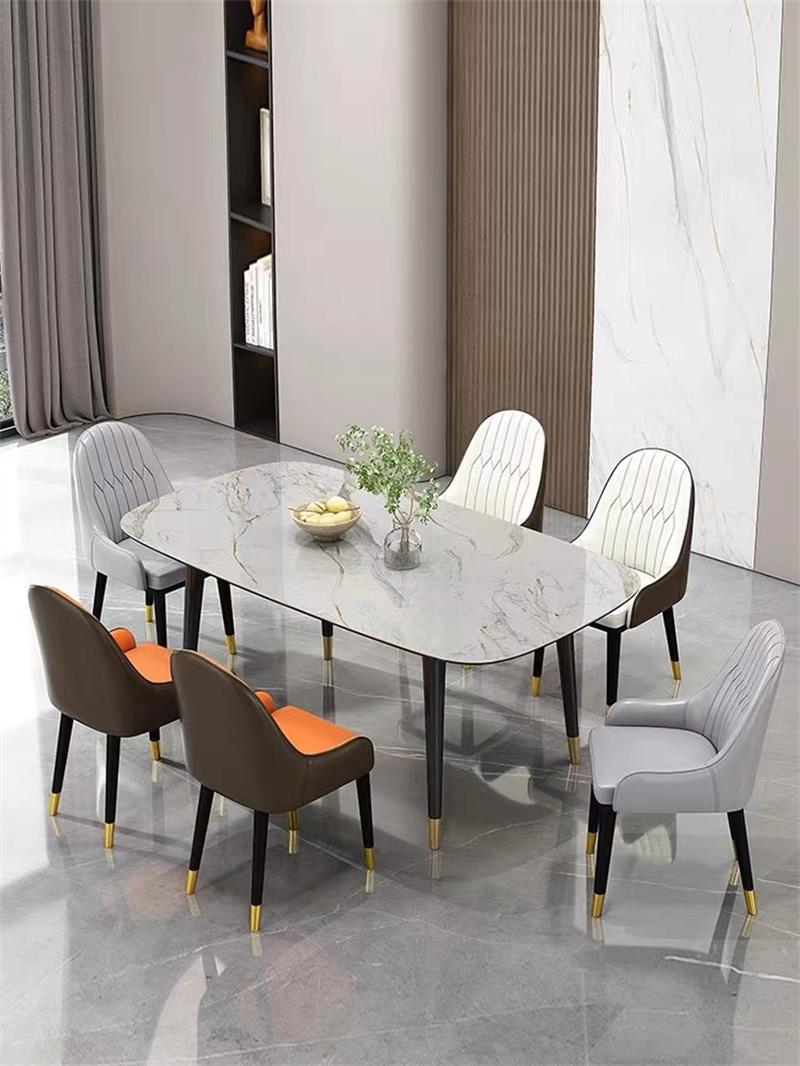 餐椅家用现代简约软包靠背椅轻奢餐桌椅