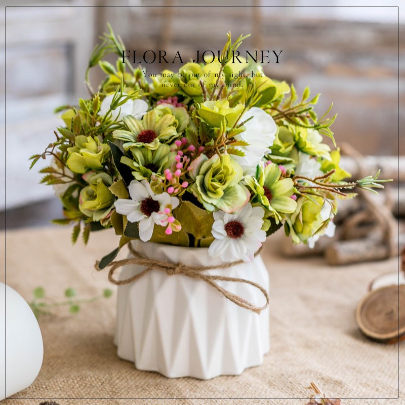 北欧仿真植物花艺小盆栽ins室内家居摆件客厅办公桌装饰假花创意