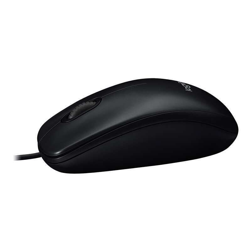 罗技(Logitech)M100r USB 光电鼠标 有线鼠标 即插即用 三年质保 办公鼠标 黑色