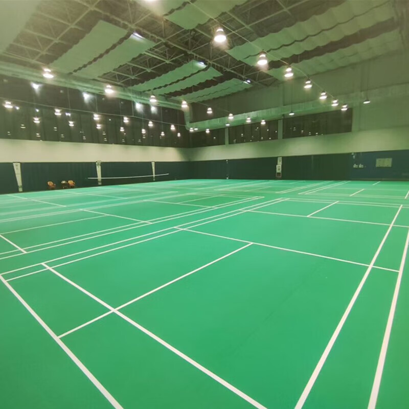 韦步羽毛球场地胶室内场馆防滑塑胶地垫气排球pvc运动地板一组108平方