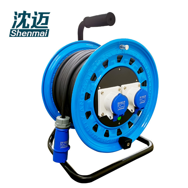 沈迈 移动电缆盘 C07-YC-3*2.5防水线50米/台高清大图