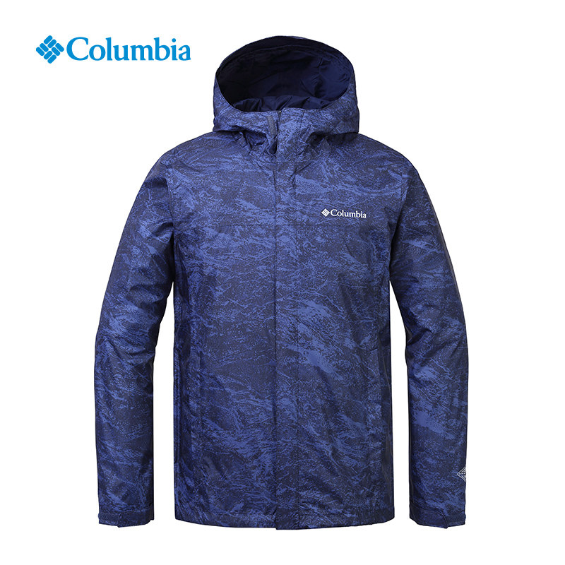 Columbia/哥伦比亚户外18春夏新品男款可收纳防水冲锋衣RE1001